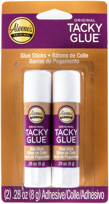 Aleene's Original Tacky Glue Sticks 2/Pkg-.28oz