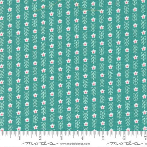 Strawberry Lemonade Teal by Sherri & Chelsi for Moda Fabrics 37673-21