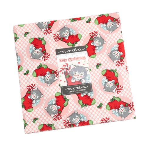 Kitty Christmas Layer Cake® 31200LC Moda Precuts#1