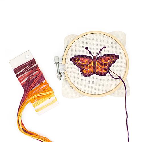 Embroidery Kit Butterfly GG179 Kikkerland#1