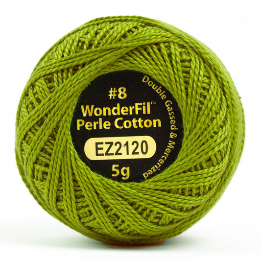 #8 Olive EZ2120 Solid Eleganza Perle Cotton by Alison Glass for Wonderfil