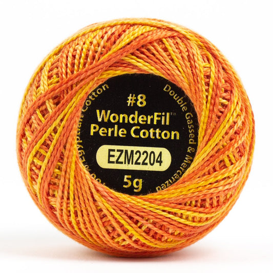 #8 Tiger EZM2204 Variegated Eleganza Perle Cotton by Alison Glass for Wonderfil