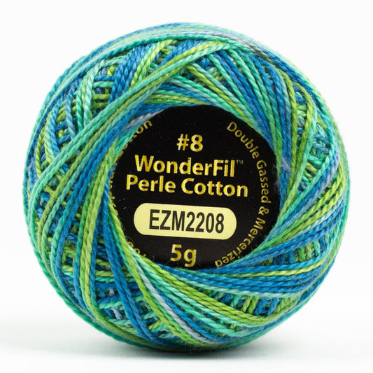 #8 Mermaid EZM2208 Variegated Eleganza Perle Cotton by Alison Glass for Wonderfil