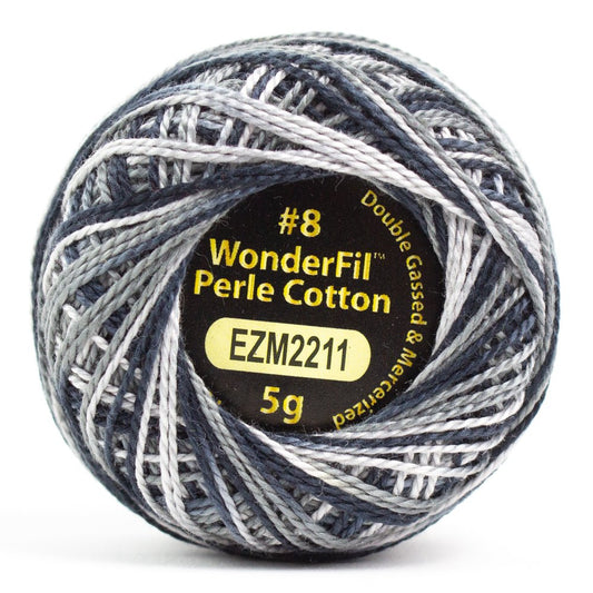 #8 Pepper EZM2211 Variegated Eleganza Perle Cotton by Alison Glass for Wonderfil