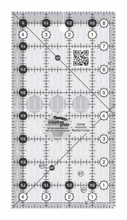 Creative Grids Quilt Ruler 4-1/2in x 8-1/2in